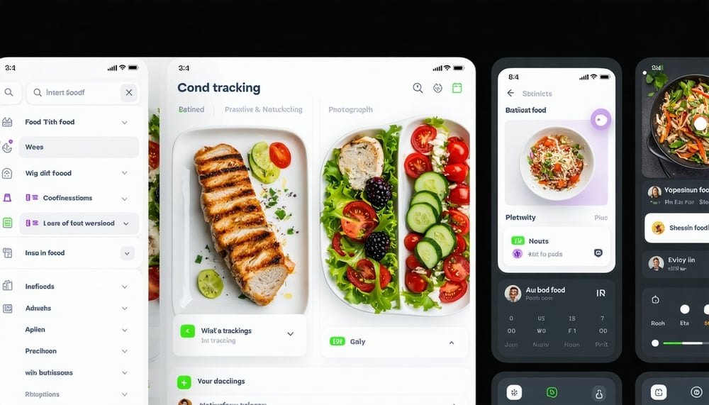 Eat with Pip app interface showcasing intuitive food tracking
